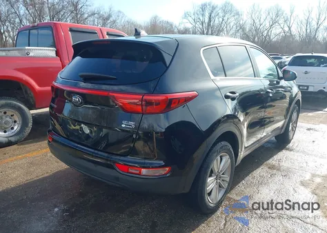 2019 Kia Sportage Lx z USA, uszkodzony, nr VIN KNDPMCAC9K7550854